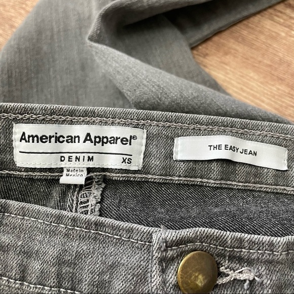 American Apparel Grey Easy Jeans - Picture 4 of 5